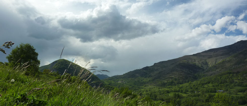 randonnée avec un âne sur le plateau du Chioula Ariège Pyrénées