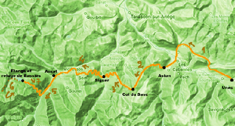 circuit autour de montaillou avec un âne randonnée âne traversée de la Haute Ariège